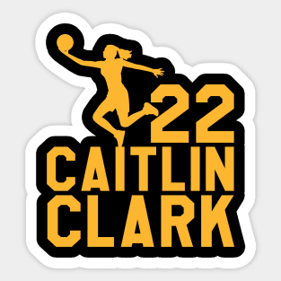 caitlin clark 22 Sticker